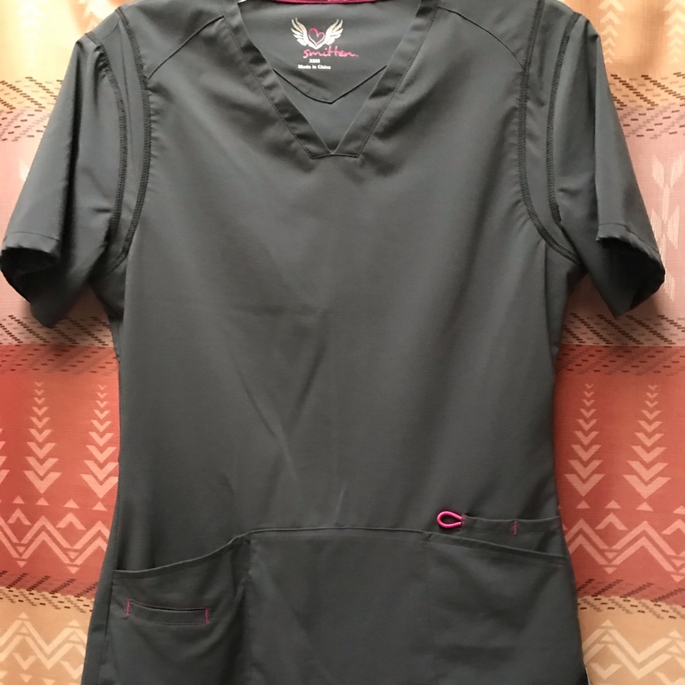 Smitten scrub top